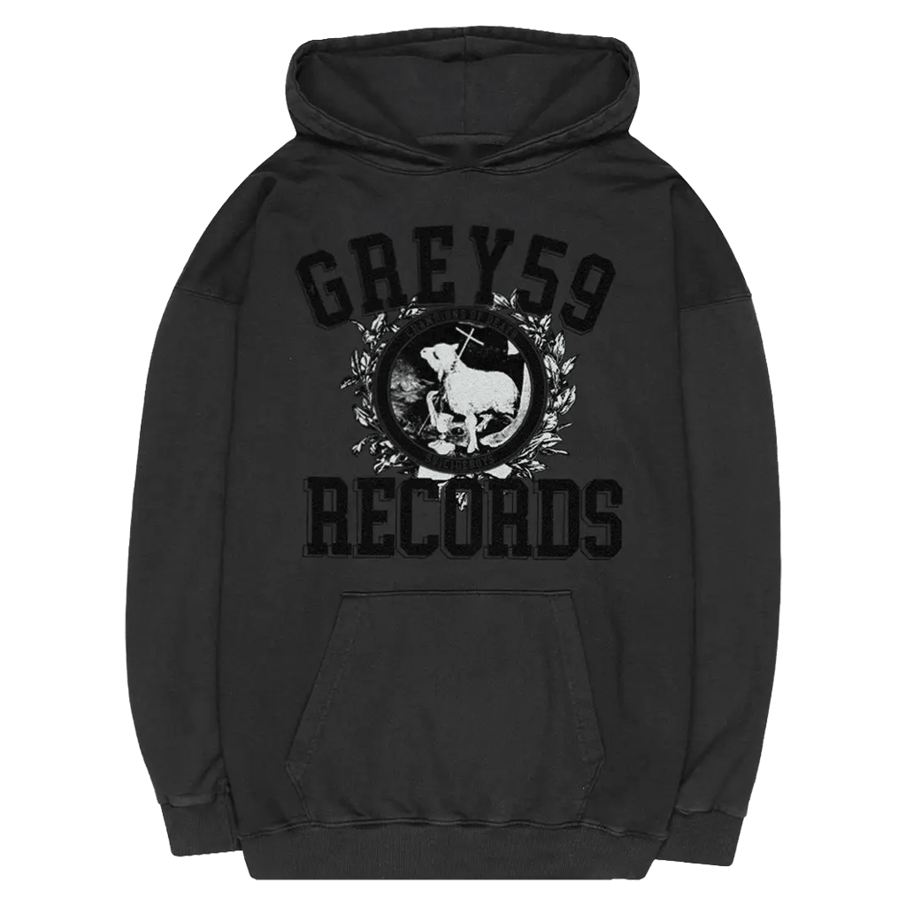 G59 Merch G59 Champion Of Death Hoodie Grey59 Records Hoodie Gifts For Boyfriend - Lilybirchmarket