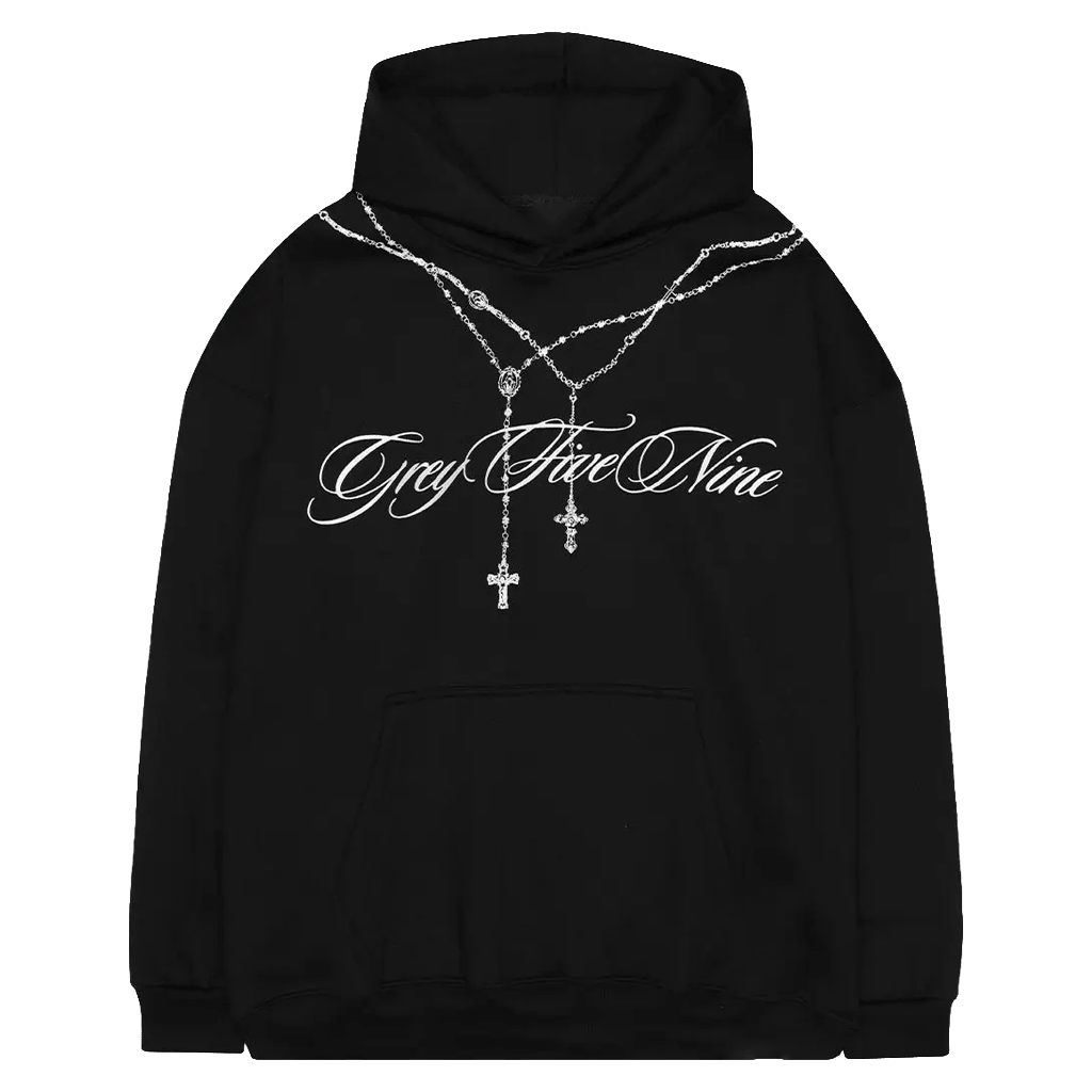 G59 Merch G59 Rosary Hoodie Black Grey Five Nine Hoodie Birthday Gift For Brother - Lilybirchmarket
