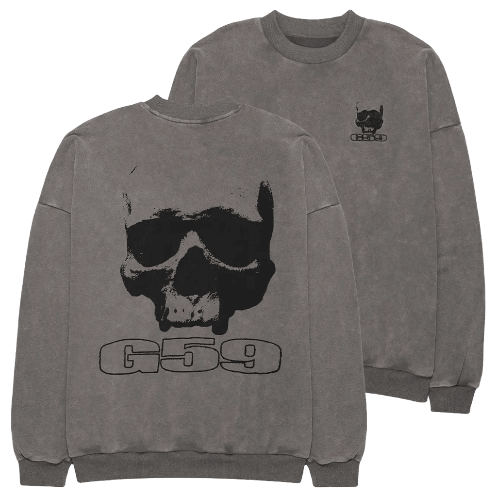 G59 Merch Skull Logo Sweatshirt G59 Crewneck Birthday Gift For Brother - Lilybirchmarket