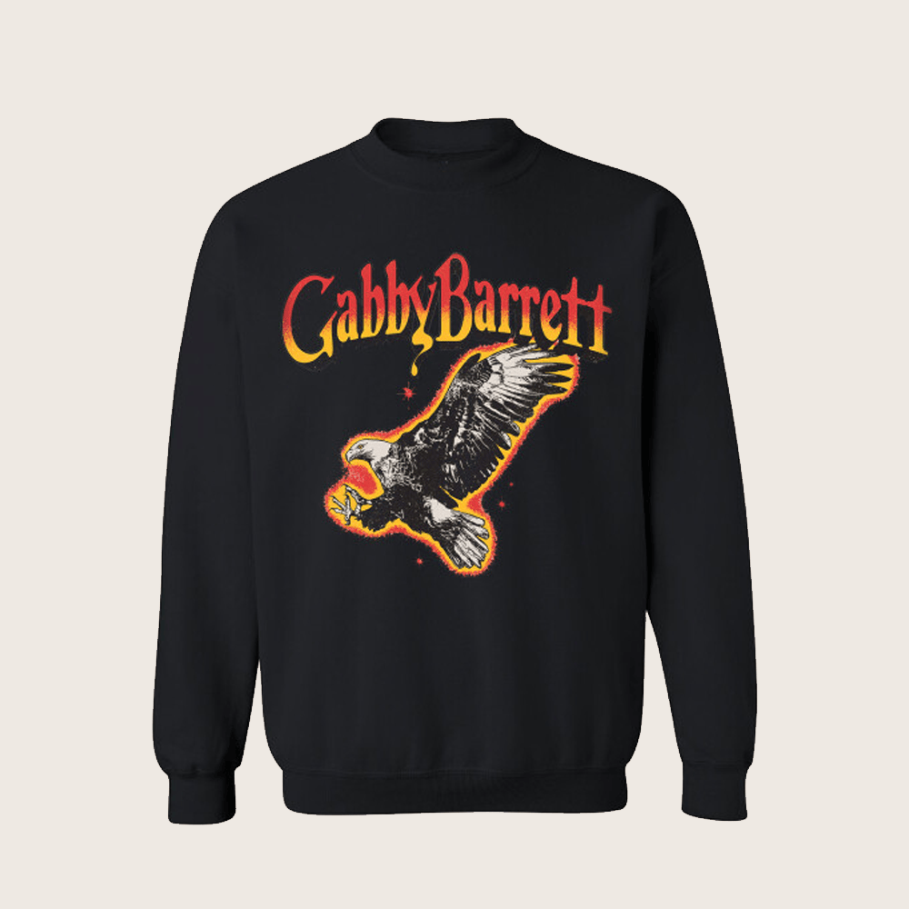 Gabby Barrett Merch Gabby Barrett Eagle Sweatshirt Music Related Gifts For Guys - Lilybirchmarket