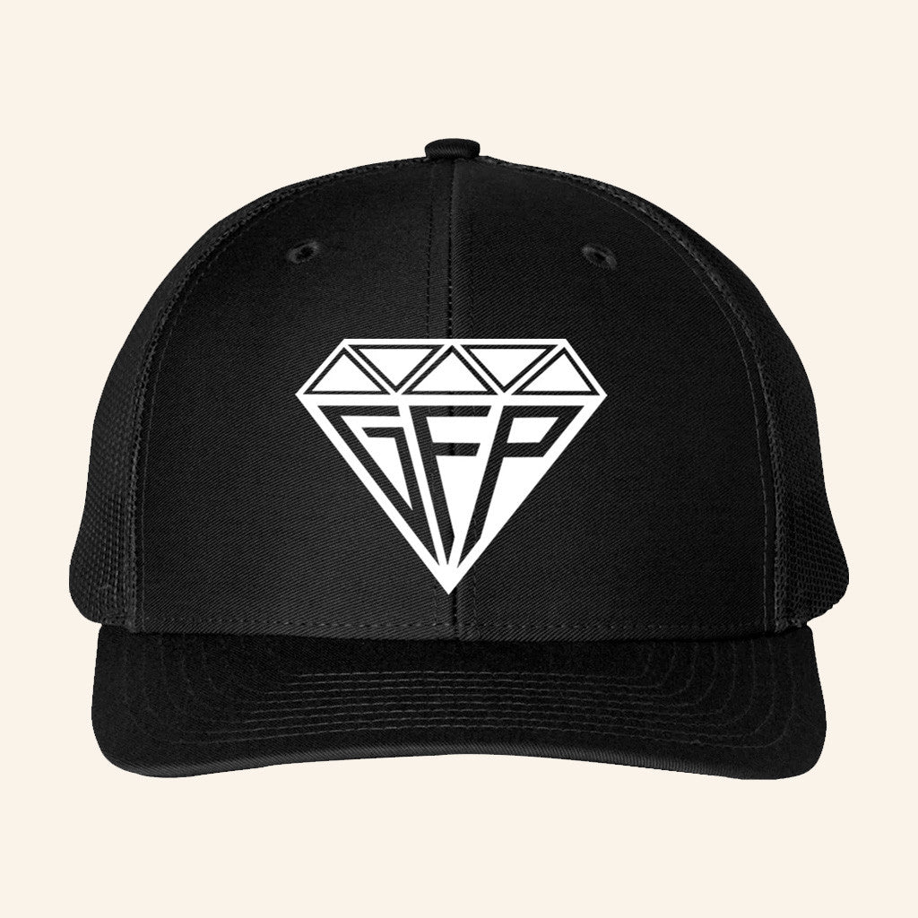 Gabe Farrell Productions Merch Diamond Logo Trucker Hat Gifts For Boyfriend - Lilybirchmarket