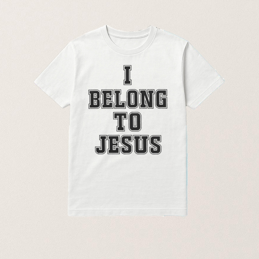 Gabriel Jesus I Belong To Jesus T-Shirt Faith Based Apparel Gifts For Christian Friends - Lily Birch Market