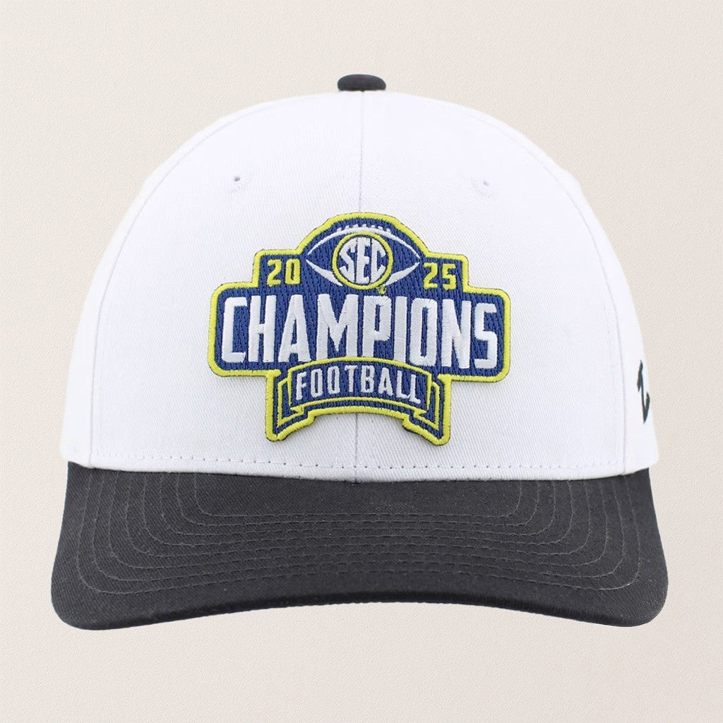 Georgia Football Merch 2025 Sec Champions Locker Room Embroidered Hat Gifts For Fans - Lilybirchmarket