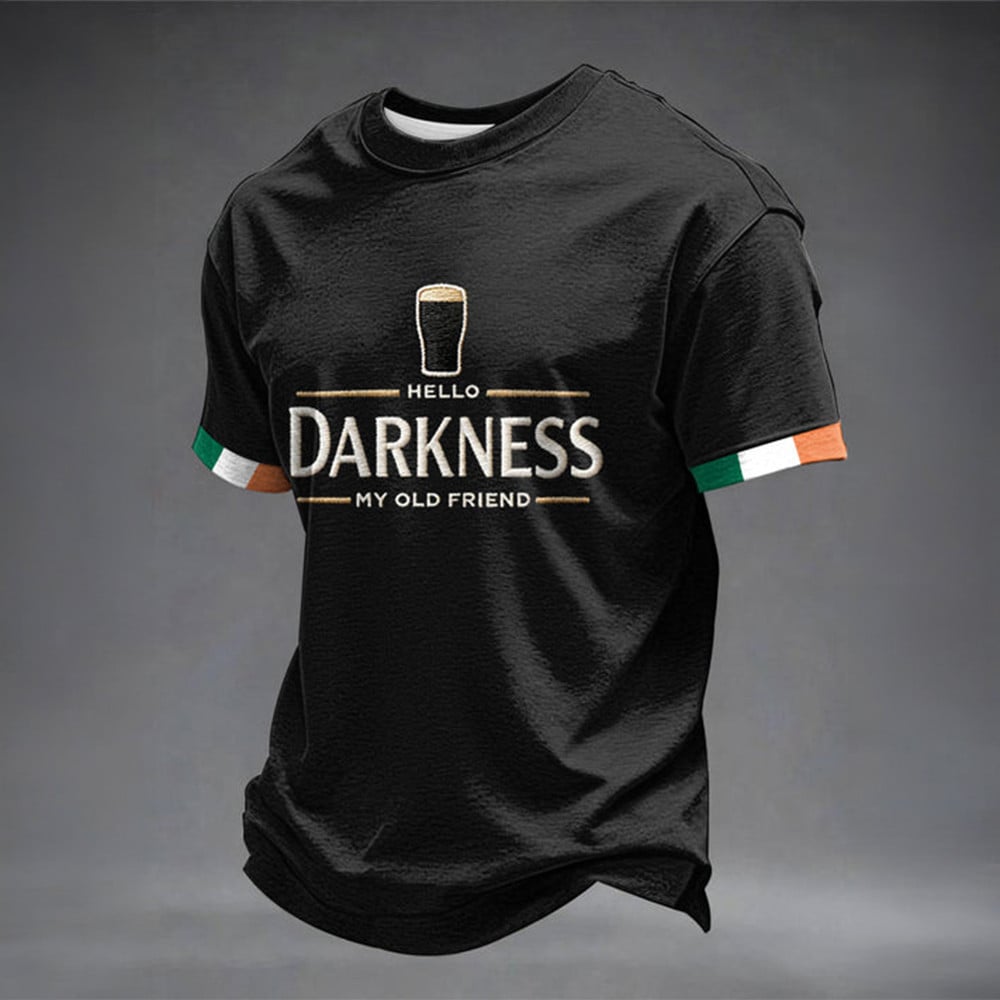 Hello Darkness My Old Friend T-Shirt Saint Patrick's Day Merch Unique Gift For Husband