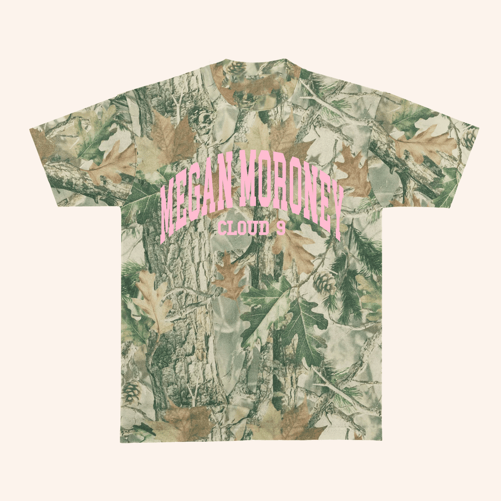 Megan Moroney Cloud 9 Merch Camo Tee Megan Moroney Cloud Nine Tour Merch T-Shirt Fan Gifts