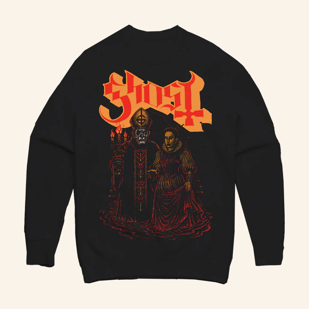 Ghost Merch Elizabeth And Papa I Sweatshirt Christmas Gifts For Father - Lilybirchmarket