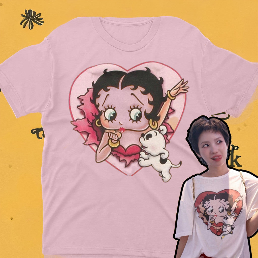 Gidle Soyeon Betty Boop With Pudgy Shirt Cute Gifts For Daughter - Lily Birch Market
