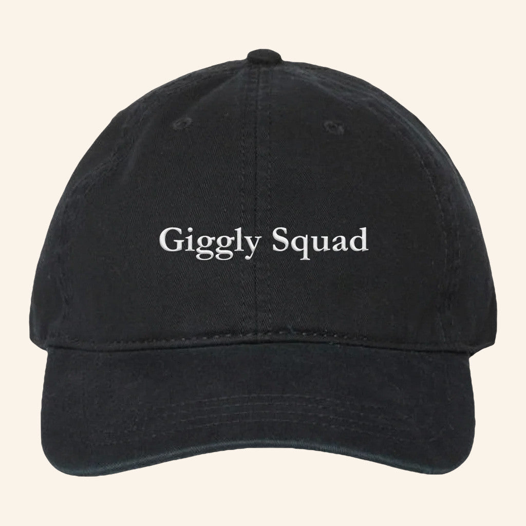 Giggly Squad Merch Embroidered Logo Hat Christmas Presents For Boyfriend - Lilybirchmarket