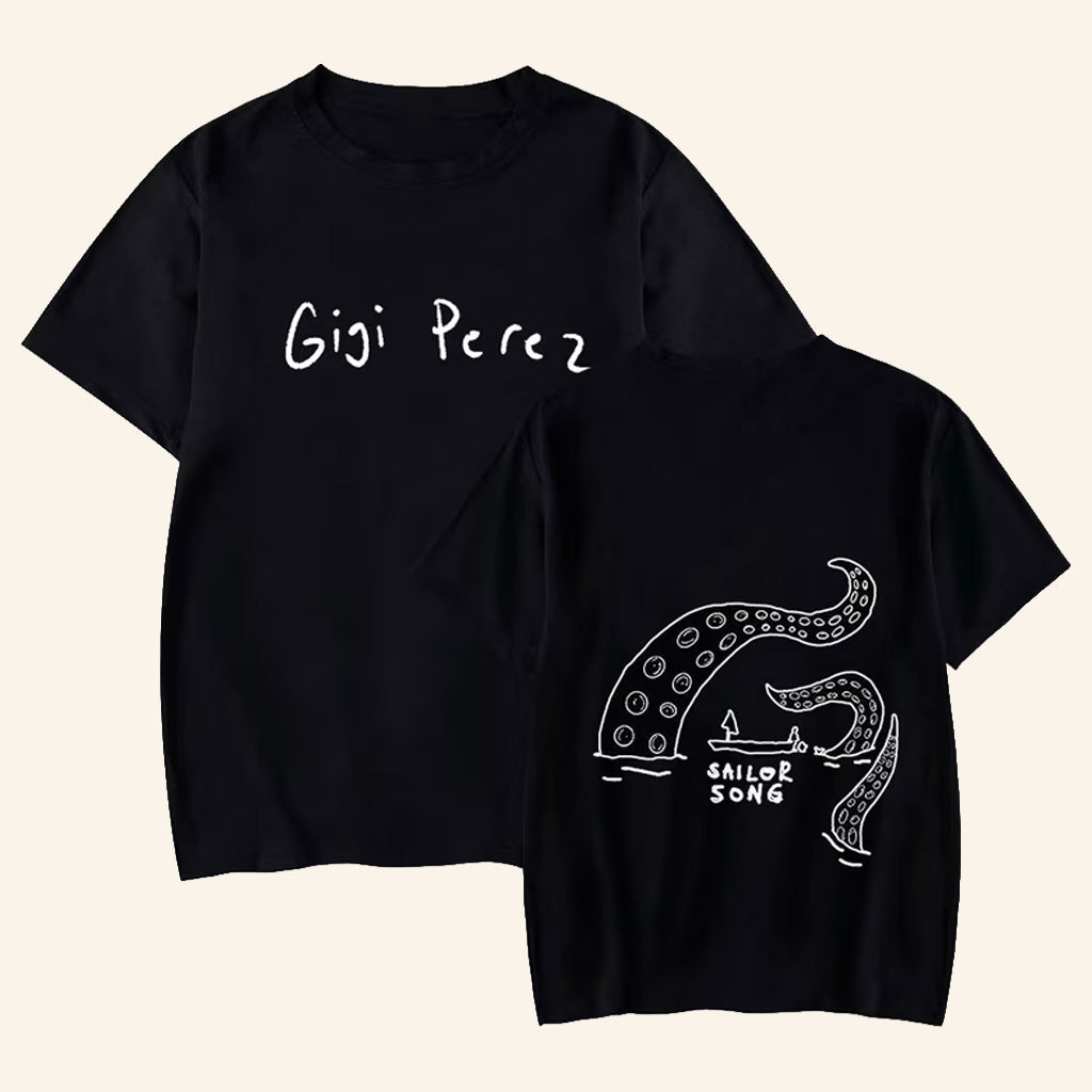 Gigi Perez Merch Sailor Song Black T-Shirt Music Lover Gift Ideas For Him - Lily Birch Market