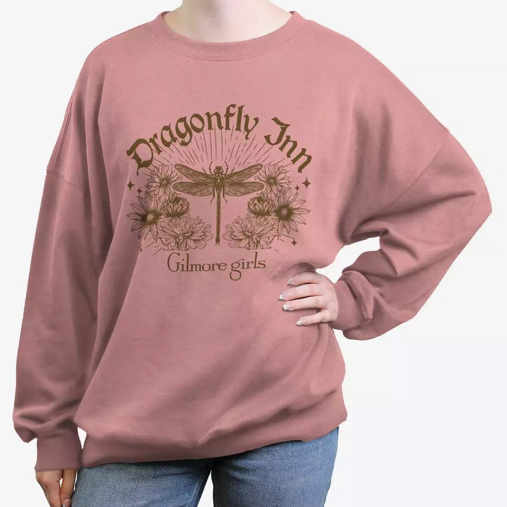 Gilmore Girls Merch Dragonfly Inn Antique Sweatshirt Gifts For Sisters - Lilybirchmarket