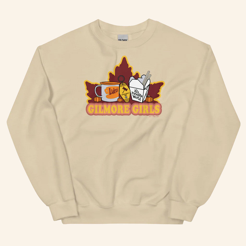 Gilmore Girls Merch Fall Leaf Sweatshirt Best Birthday Gifts For Her - Lilybirchmarket
