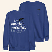 Gilmore Girls Merch In Omnia Paratus Umbrella Sweatshirt Cool Gifts For Husband - Lilybirchmarket