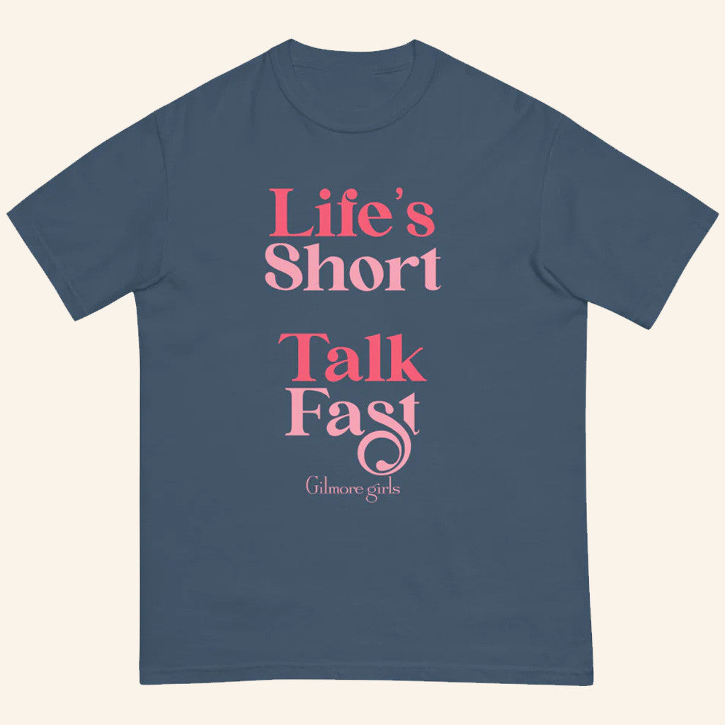 Gilmore Girls Merch Life's Short Talk Fast T-Shirt Gifts Ideas For Sisters - Lily Birch Market