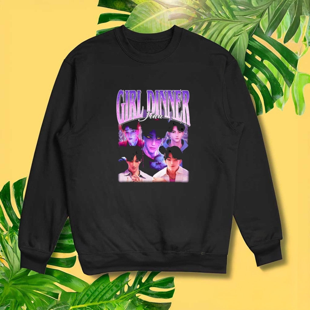 Girl Dinner Jinu Saja Boys Sweatshirt Best Gifts For Friends - Lilybirchmarket
