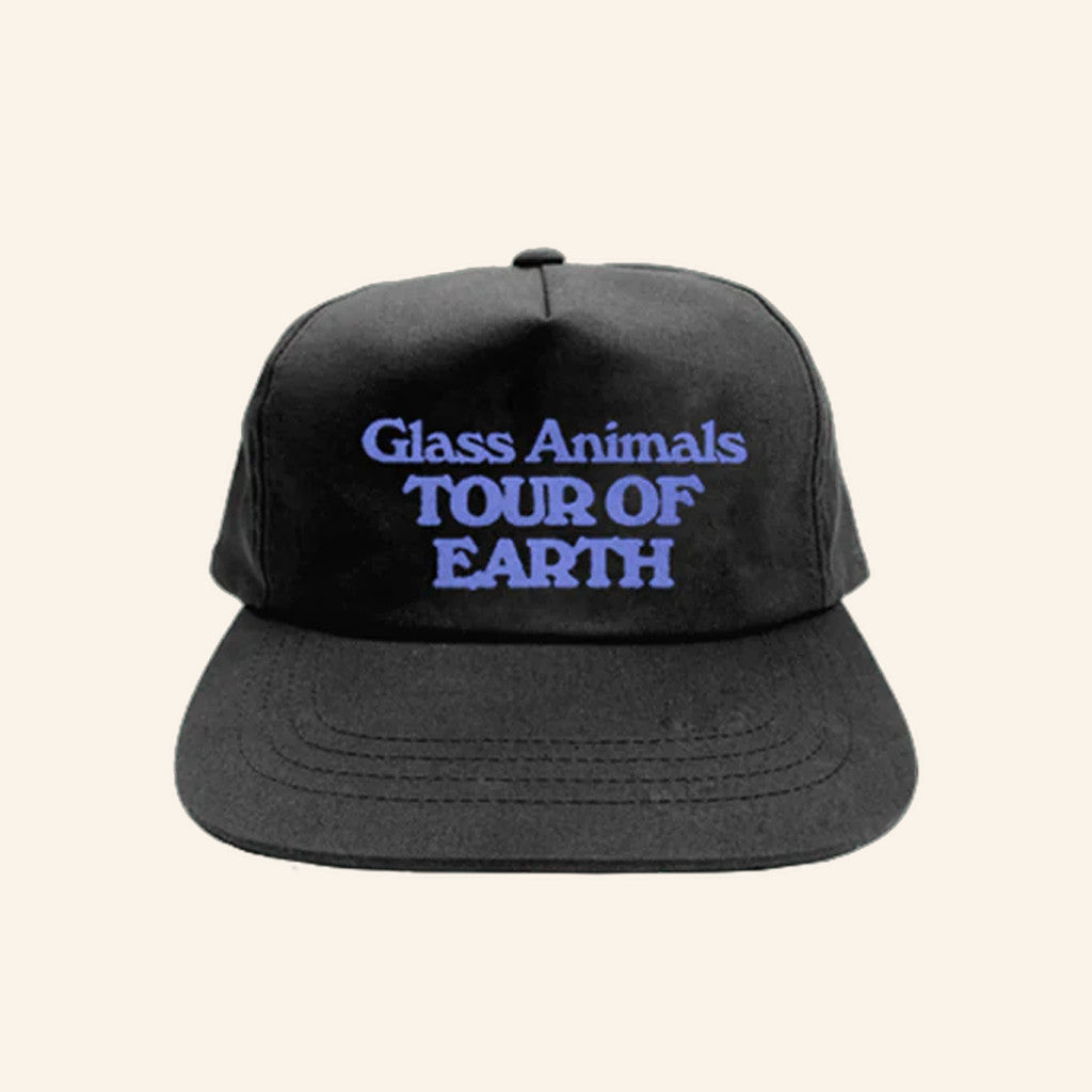 Glass Animals Merch Glass Animals Tour Of Earth Snapback Hat Embroidered Gifts For Dad - Lilybirchmarket
