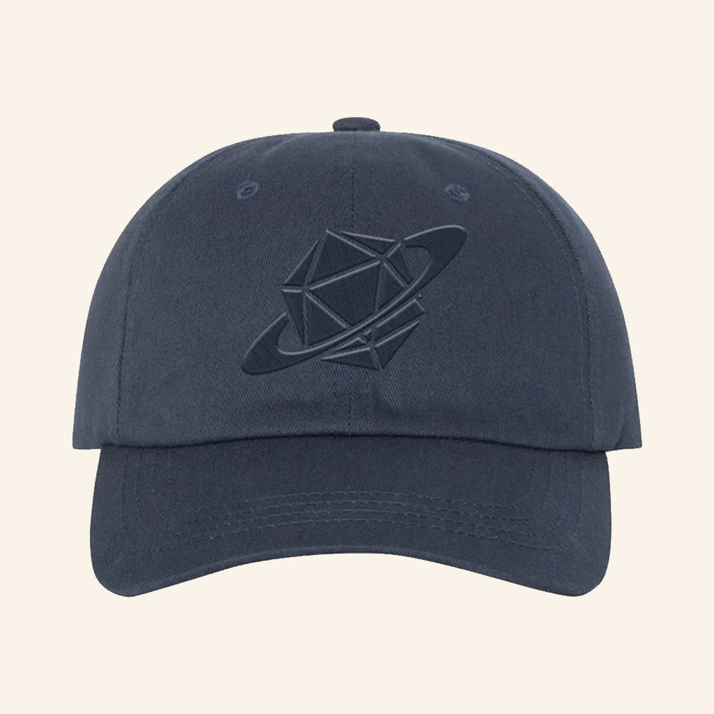 Glass Cannon Network Merch Planet Die Navy Stealth Embroidered Hat Gifts For Dad - Lilybirchmarket