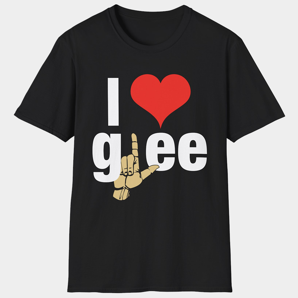Glee Merch I Heart Glee T-Shirt Gift Ideas For Boyfriend - Lily Birch Market