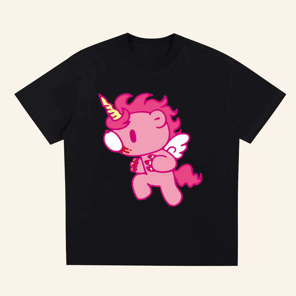Gloomy Bear Merch Gloomy Fire Horse T-Shirt Black Birthday Gifts For Her - Lily Birch Market