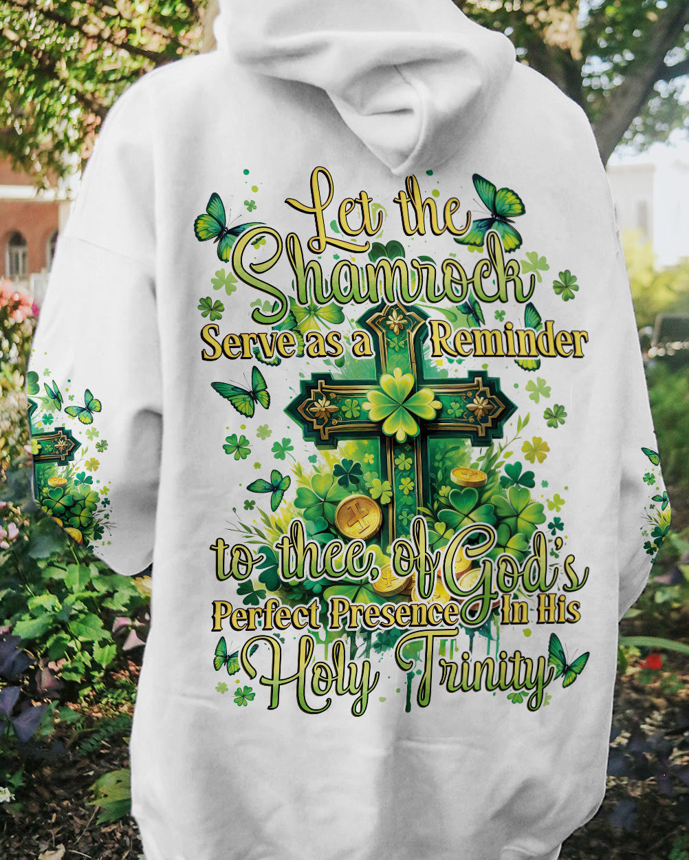 Gods Perfect Presence Patricks Day Hoodie Best Idea Gifts For Men - Lilybirchmarket