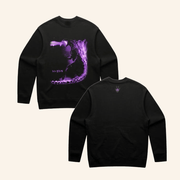 Godzilla Merch Shin Godzilla Black Crewneck Sweatshirt Gifts For Dad - Lilybirchmarket