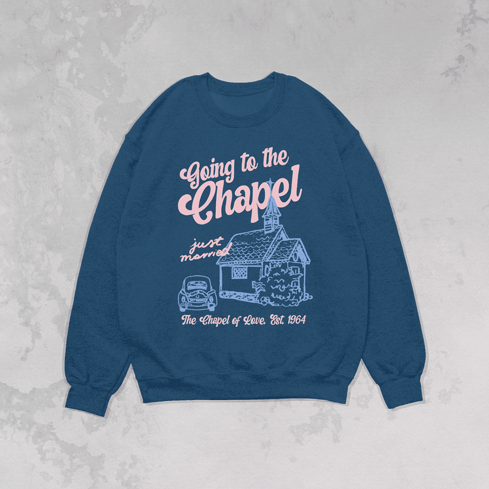 Going To The Chapel Sweatshirt Just Married Sweatshirt Gift Ideas For Wife - Lilybirchmarket