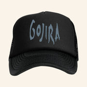 Gojira Merch Blue Logo Trucker Hat Black Gojira Hat Gifts For Band Fans - Lilybirchmarket