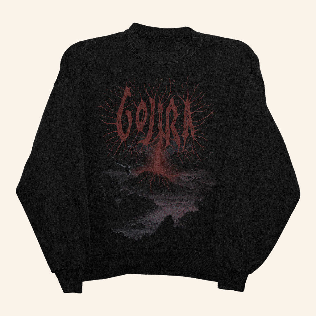 Gojira Merch Lightning Strike Crewneck Sweatshirt Presents For Music Lovers - Lilybirchmarket