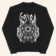 Gojira Merch Twin Skull Crewneck Sweatshirt Birthday Gifts For Music Fans - Lilybirchmarket