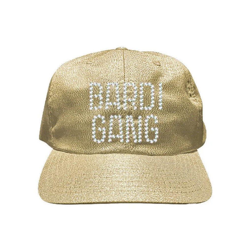 Gold Rhinestone Bardi Gang Hat - Lilybirchmarket