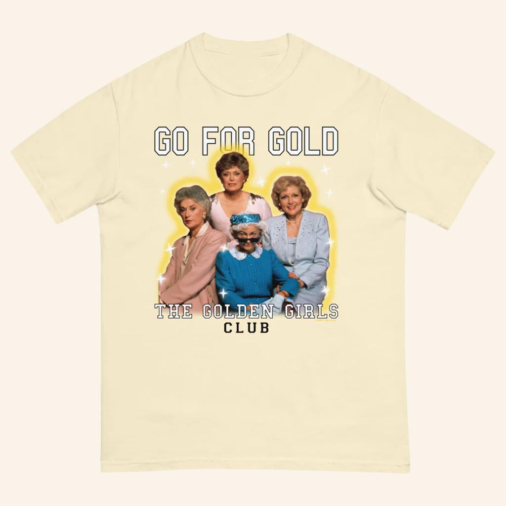 Golden Girls Merch The Golden Girls Club Go For Gold T-Shirt Gifts For Fans - Lily Birch Market