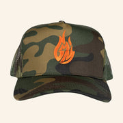 Good Mythical Morning Merch GMM Embroidered Camo Trucker Hat Present For Husband - Lilybirchmarket