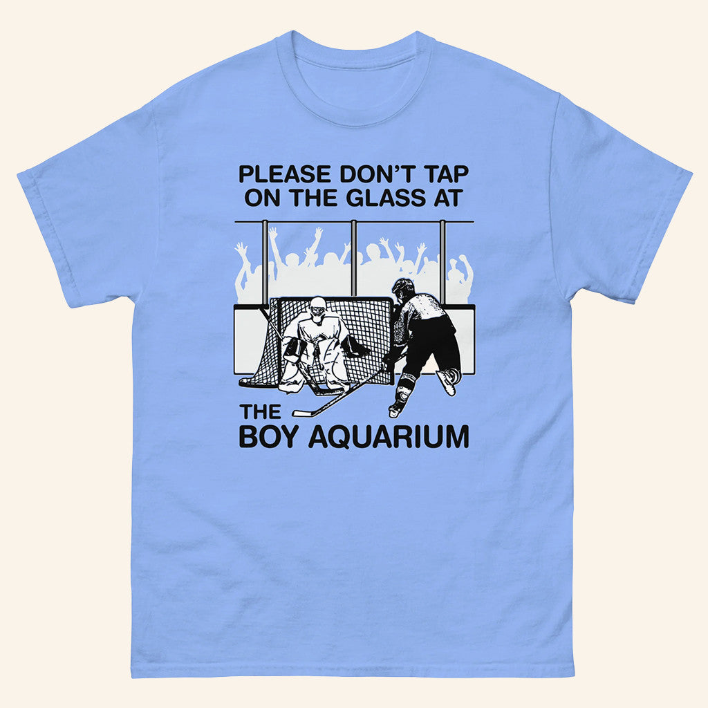 Good Shirts Merch Please Don't Tap On The Glass At The Boy Aquarium Shirt Ice Hockey Fan Gifts - Lily Birch Market