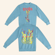 Goose The Band Merch Smiley Heads Crewneck Sweatshirt Music Lover Gift Ideas For Him - Lilybirchmarket