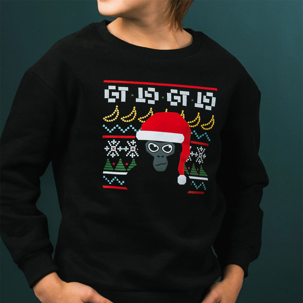 Gorilla Tag Merch Festive Monke Sweatshirt Christmas Presents For Boy - Lilybirchmarket