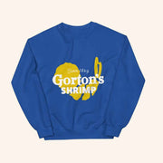 Gorton's Merch Yellow Shrimp Crewneck Sweatshirt Gifts For Besties - Lilybirchmarket