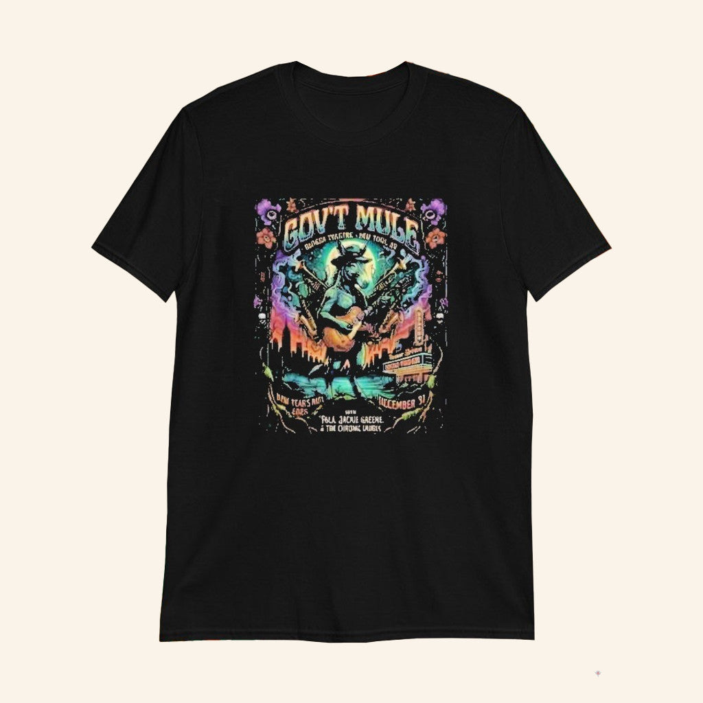 Gov't Mule Concert Poster New Years Run December 31 2025 T-Shirt Gov't Mule Merch Fan Gifts - Lily Birch Market