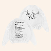 Gracie Abrams Merch The Secret Of Us Tracklist Crewneck Sweatshirt Him Gifts - Lilybirchmarket