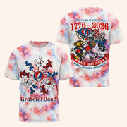 Grateful Dead 250 Years Of Freedom Tie Dye Shirt 4th Of July Apparel Grateful Dead Merch Gifts - Lily Birch Market
