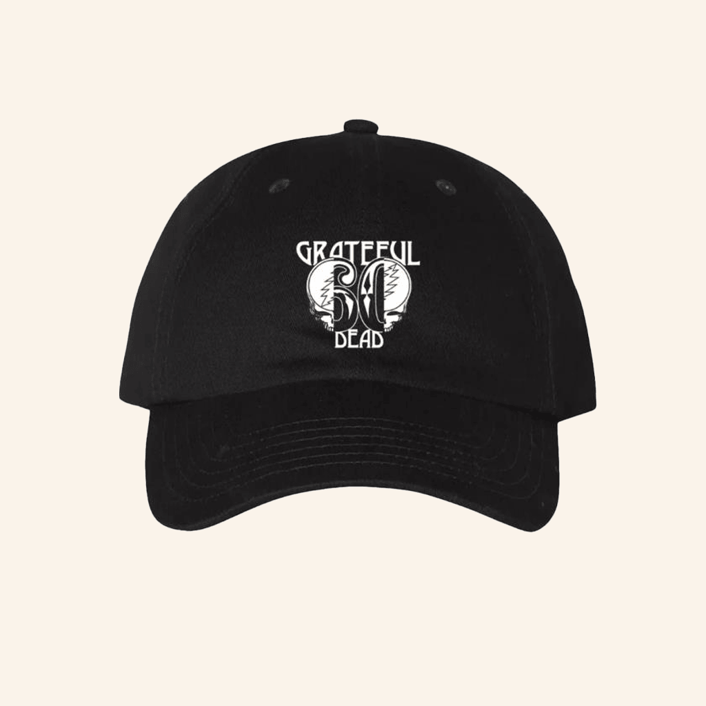 Grateful Dead Merch 60Th Anniversary Hat Best Gifts For Dad - Lilybirchmarket