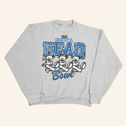 Grateful Dead Merch Bear Football Crewneck Sweatshirt Christmas Presents For Boyfriend - Lilybirchmarket