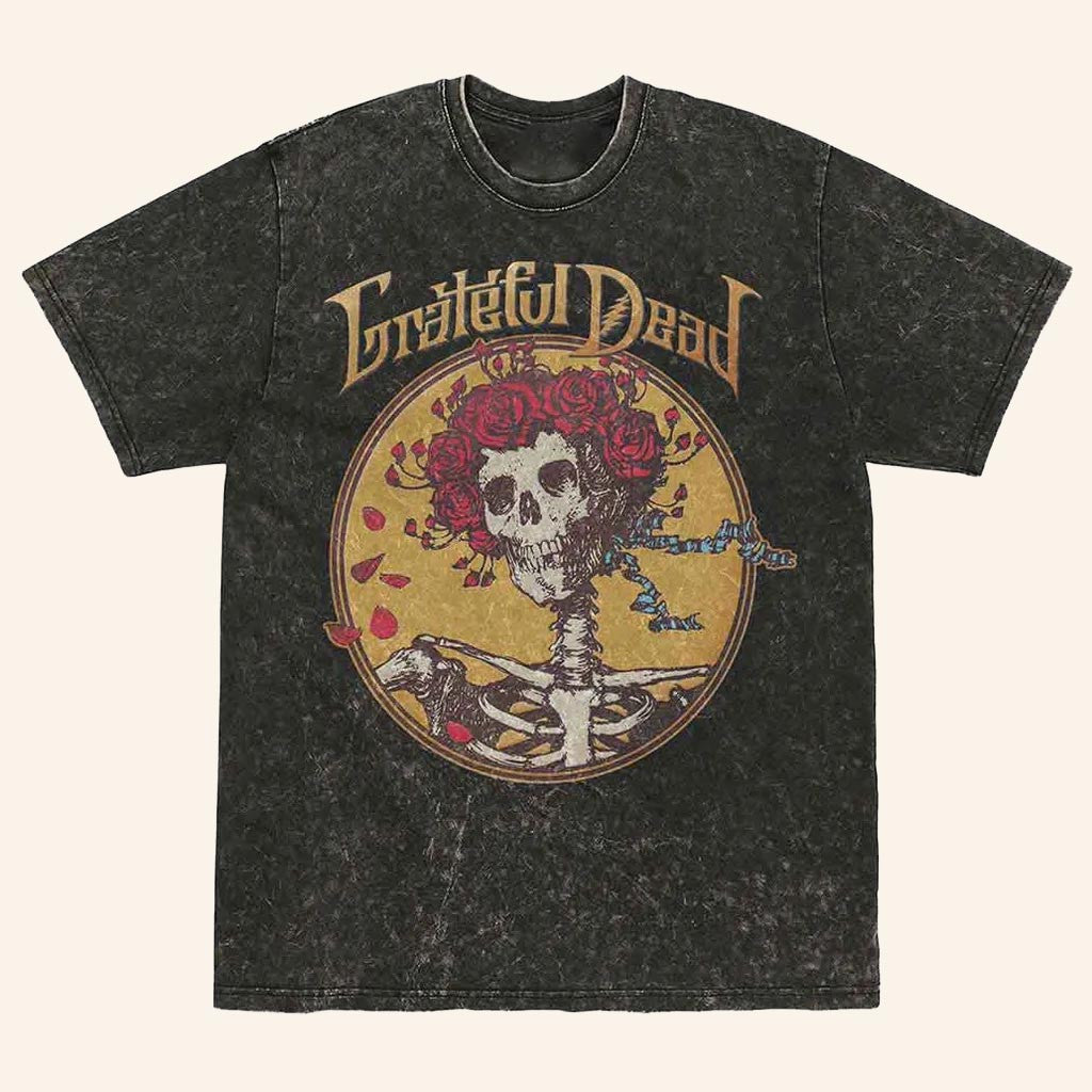 Grateful Dead Merch Best Of Cover T-Shirt Gifts For Rock Music Lovers - Lily Birch Market