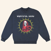 Grateful Dead Merch Hooded Desert Skelly Crewneck Sweatshirt Christmas Gifts For Dad - Lilybirchmarket