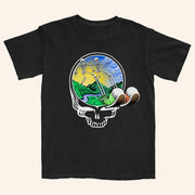 Grateful Dead Merch Skeles Stepping T-Shirt Best Gifts For Rock Music Lovers - Lily Birch Market
