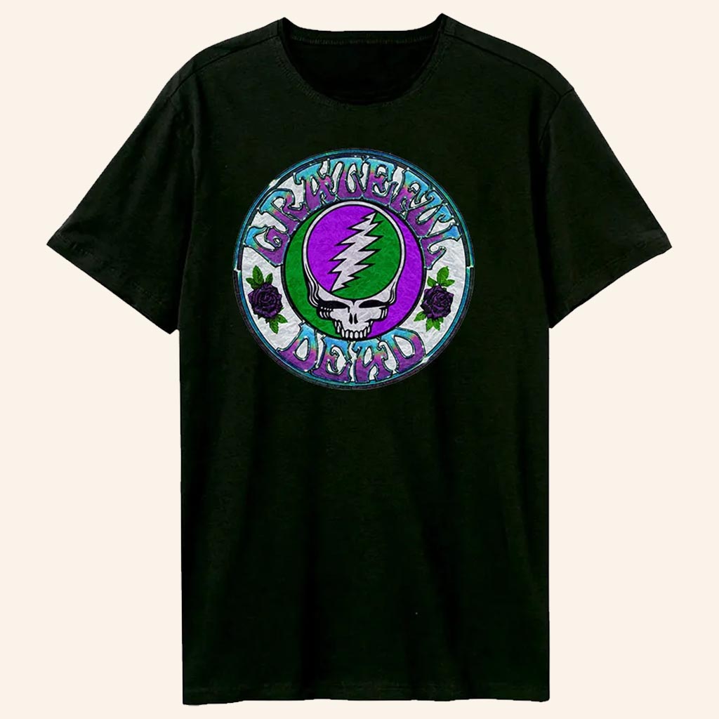 Grateful Dead Merch Stealie T-Shirt Best Gifts For Rock Music Lovers - Lily Birch Market