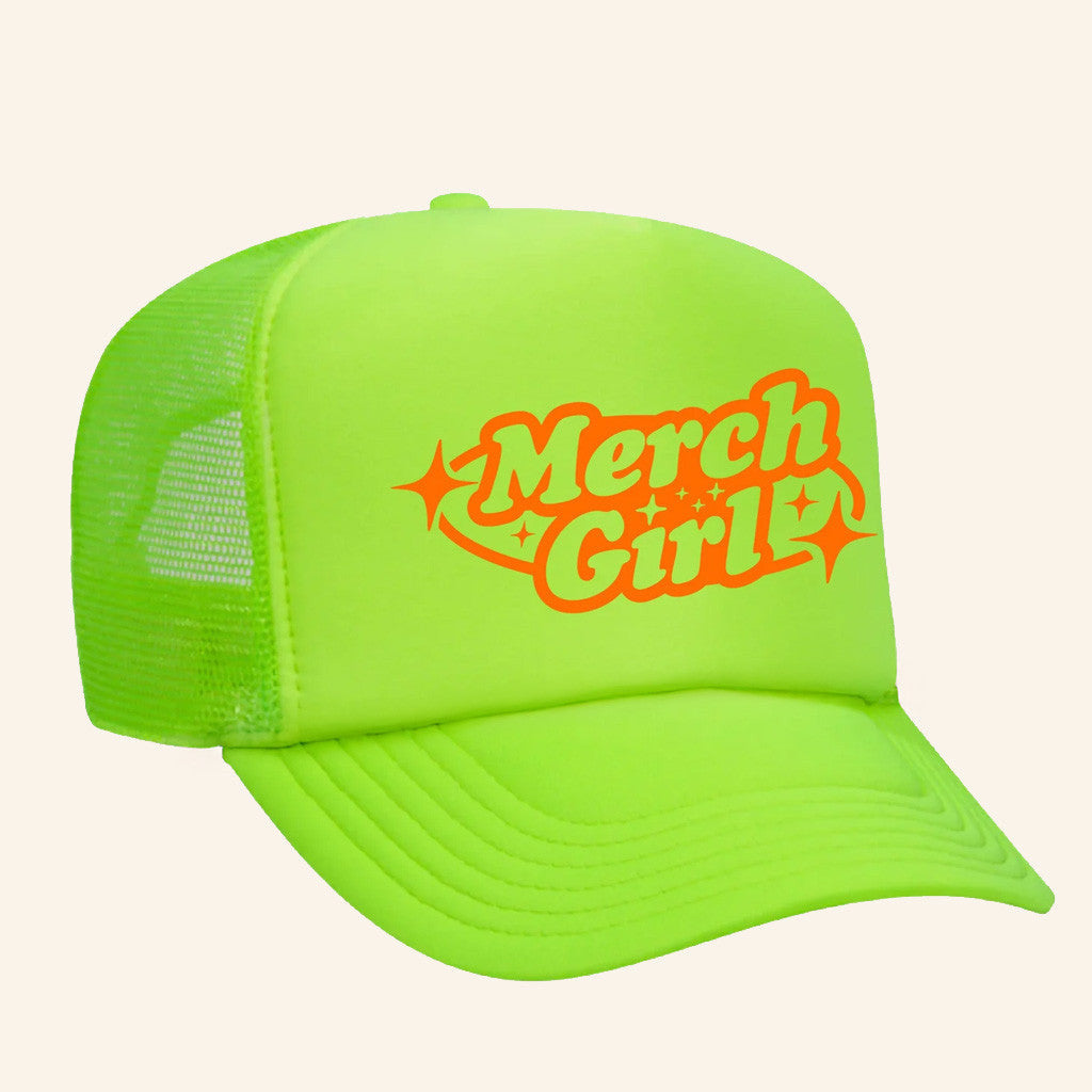 Green Room Revival Merch Merch Girl Foam Trucker Hat Gifts For Friends - Lilybirchmarket