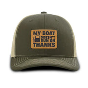 Greg Biffle Merch My Boat Doesn't Run On Thanks Trucker Hat Gifts For Friends - Lilybirchmarket