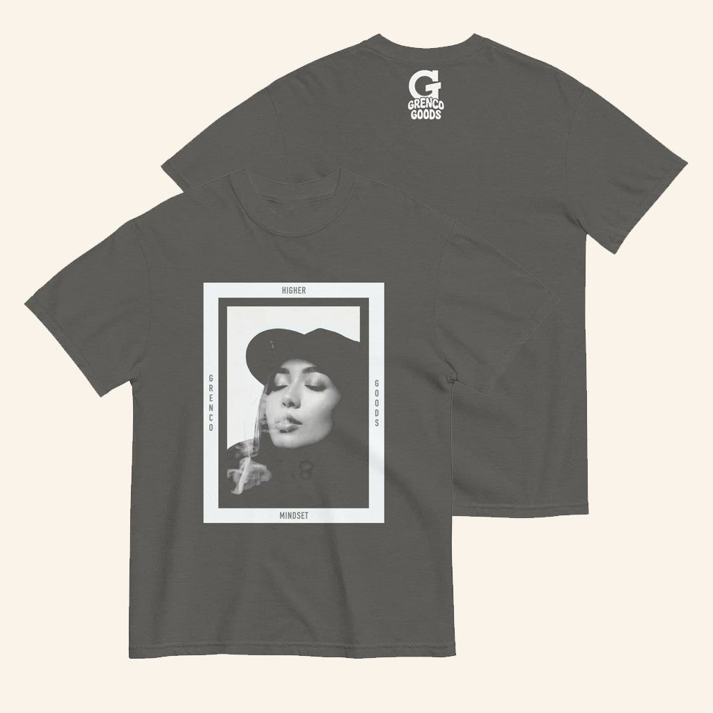 Grenco Goods Merch Higher Mindset Vintage Black T-Shirt Gifts For Friends - Lily Birch Market