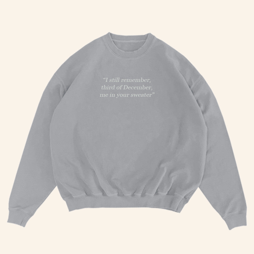 Grey Conan Gray Heather Sweater 2025 Conan Gray Merch Your Sweater Sweatshirt Gifts For Fans - Lilybirchmarket