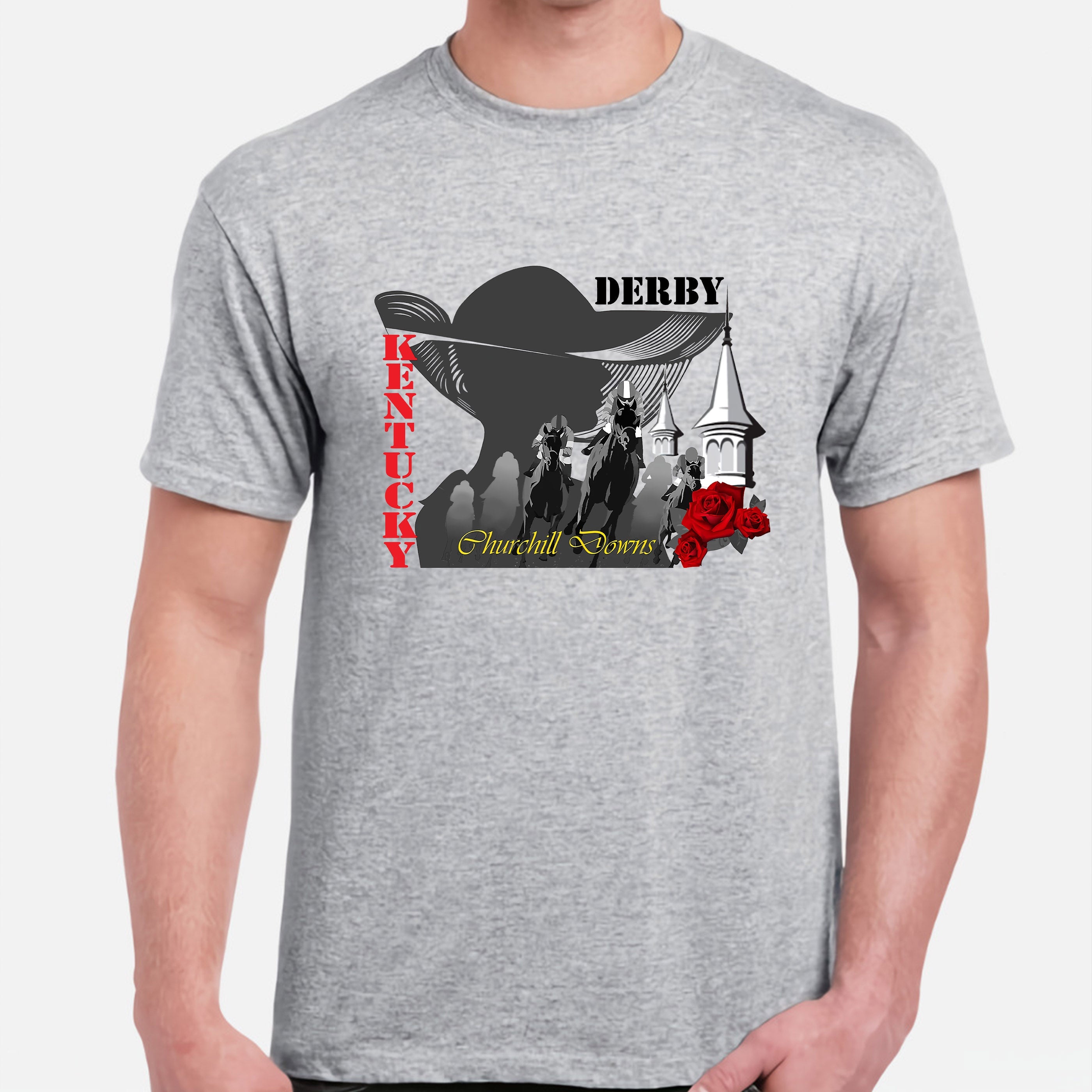 Churchill Downs - Home of the Kentucky Derby Classic Unisex T-Shirt Gildan 5000 (Made In US) DLQD1704PT04