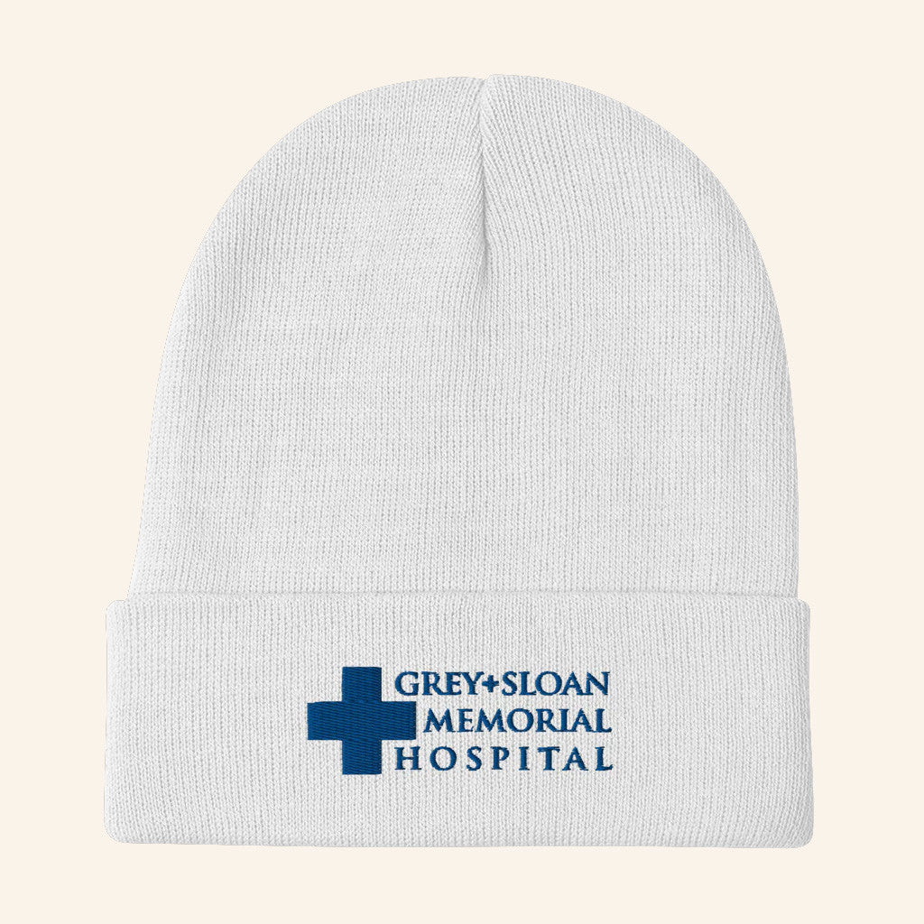 Grey's Anatomy Merch Grey And Sloan Memorial Hospital Beanie Gifts For Dad - Lilybirchmarket